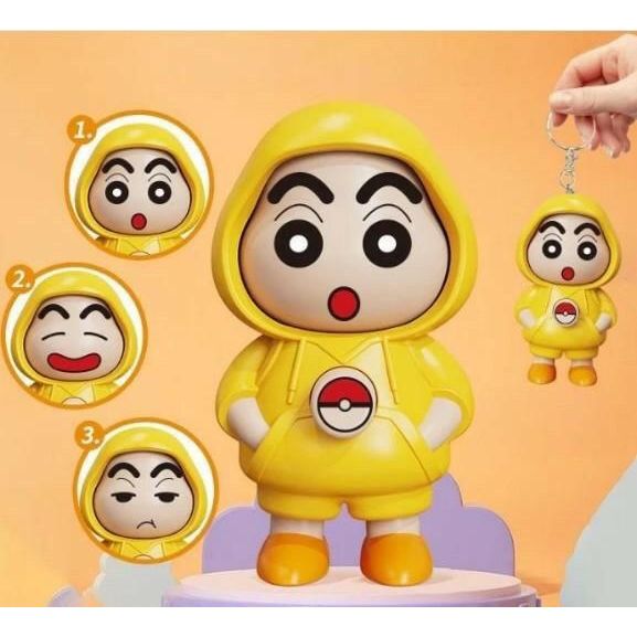Cute Shin-chan Face Changing Keychain - Gift Era Shore