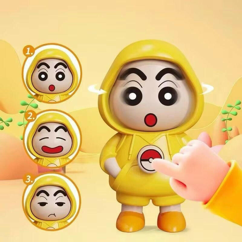 Cute Shin-chan Face Changing Keychain - Gift Era Shore